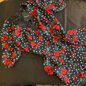 Forever 21 - Black Floral Dress